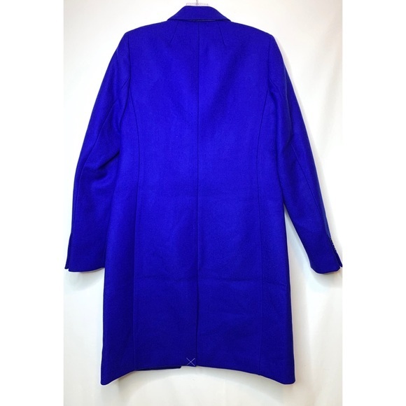 NWT J. Crew blue wool Parke topcoat coat 2 2T XS - Picture 2 of 7